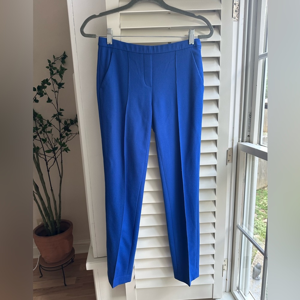Elie Tahari Vibrant Blue Wool Trousers